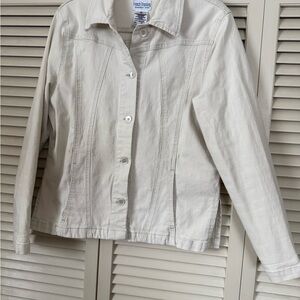 Women's Cream Jean Jacket